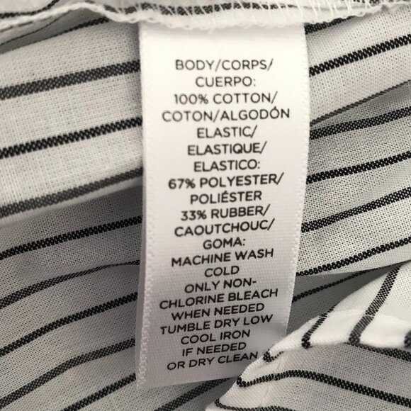 Loft | Striped Smocked Off-the-Shoulder Top - Picture 9 of 10